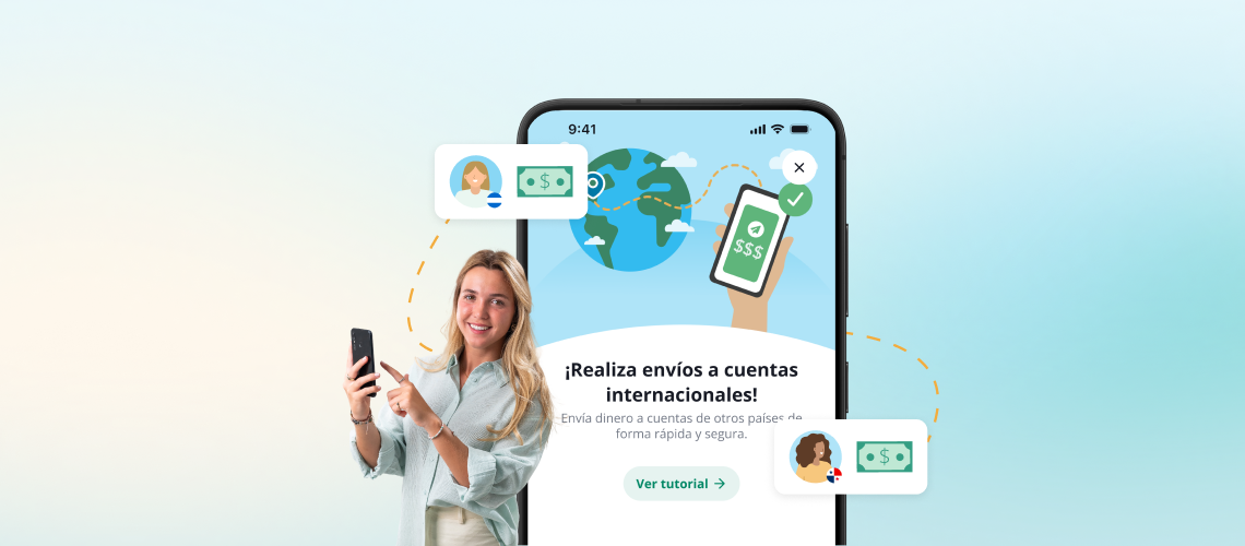 Envía dinero al extranjero de forma sencilla y segura con LAFISE Digital
