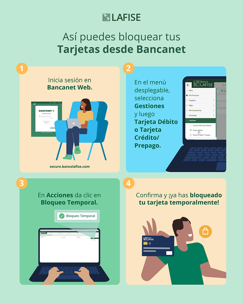 Bloqueo de Tarjetas con Bancanet
