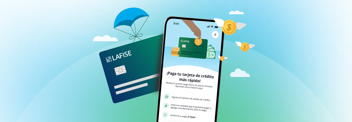 Paga tu tarjeta con LAFISE Digital