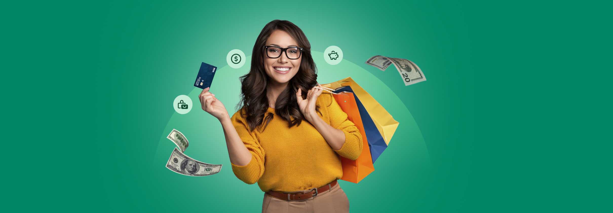 Mujer comprando en Black Friday