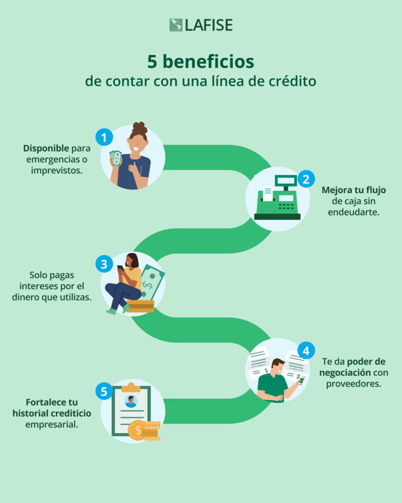 5 Beneficios de una línea de crédito